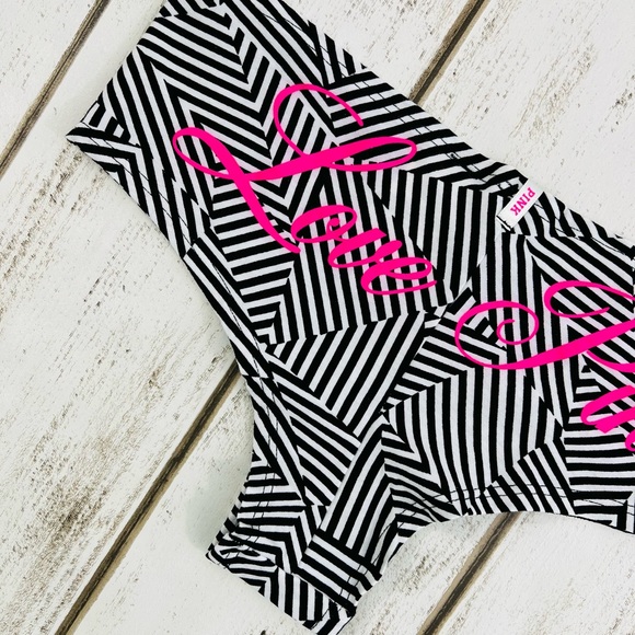 VS PINK Extra Low Rise Cheekster Medium Vintage Retro Style Rare - Picture 3 of 7